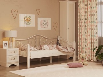 Кровать детская Гарда 7, 90х200, белая в Чите