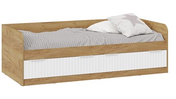 Кроватка ТриЯ Хилтон Тип 1 900 (Дуб Крафт Золотой/Белый матовый) в Чите