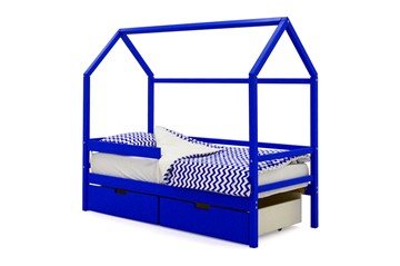 Детская кровать-домик Svogen синий в Чите