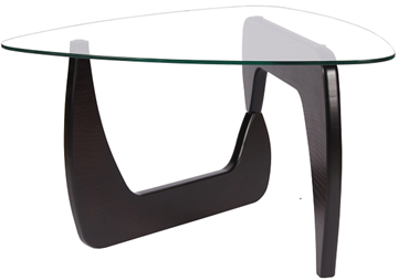 Стеклянный столик Берген-3, черный в Чите