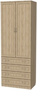 Шкаф распашной 103 со штангой, цвет Дуб Сонома в Чите