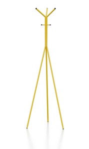 Напольная вешалка Крауз-11, цвет желтый в Чите