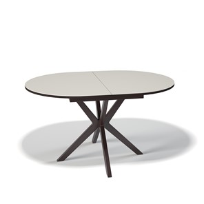 Стеклянный стол Kenner B1300 (Венге/Стекло крем сатин) в Чите