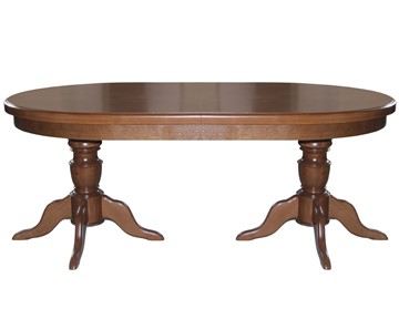 Деревянный кухонный стол 2,0(2,5)х1,1 на двух тумбах, (нестандартная покраска) в Чите