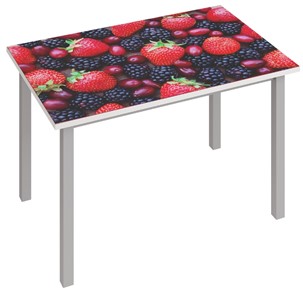 Кухонный раскладной стол Фристайл-3, Ягоды в Чите