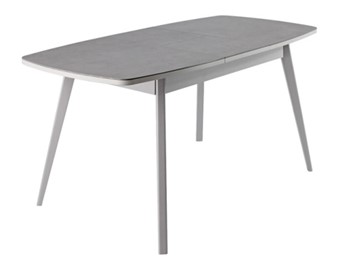 Кухонный стол раздвижной Артктур, Керамика, grigio серый, 51 диагональные массив серый в Чите