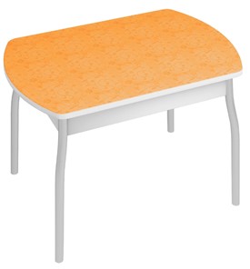 Стол обеденный Орфей-6, Оранжевые цветы в Чите