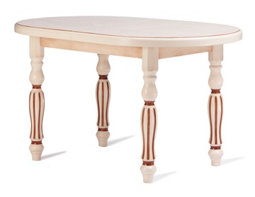 Деревянный стол СОЛО 120(155), (патина) в Чите