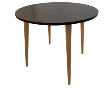 Кухонный стол круглый Creo-line Венге 90*90 см ЛДСП в Чите