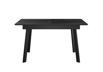 Керамический стол DikLine SKH125 Керамика Черный мрамор/подстолье черное/опоры черные (2 уп.) в Чите