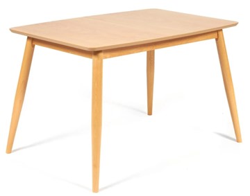 Кухонный раскладной стол Pavillion (Павильон) бук/мдф 80x120+40x75, Натуральный арт.13982 в Чите
