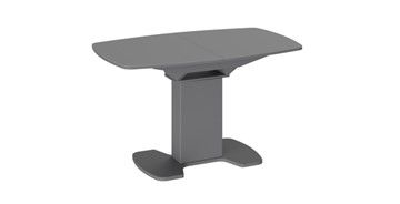 Раздвижной стол Портофино (СМ(ТД)-105.02.11(1)), цвет Серое/Стекло серое матовое LUX в Чите