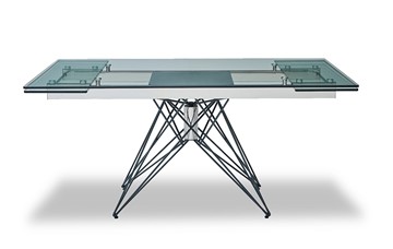 Стеклянный стол T-041 (140) прозрачный в Чите