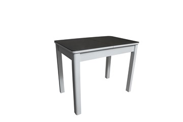 Маленький кухонный стол Айсберг-1СТ белое-черное в Чите