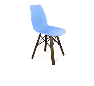 Обеденный стул SHT-ST29/S70 (голубой pan 278/темный орех/черный) в Чите