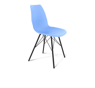 Кухонный стул SHT-ST29/S37 (голубой pan 278/черный муар) в Чите
