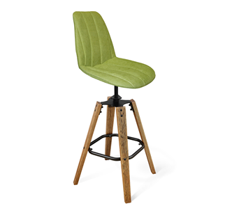 Барный стул SHT-ST29-C1/S93 (оливковый/брашированный коричневый/черный муар) в Чите