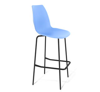 Барный стул SHT-ST29/S29 (голубой pan 278/черный муар) в Чите