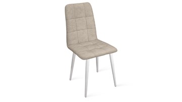 Обеденный стул Аспен К1С (Белый матовый/Микровелюр Duna Brilliant) в Чите