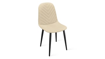 Обеденный стул Шерри К1С (Черный муар/Велюр Confetti Cream) в Чите