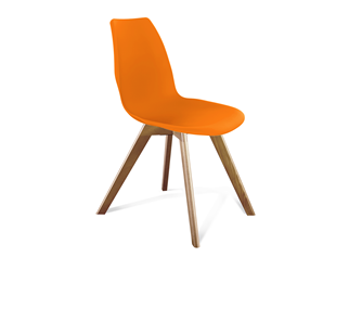 Обеденный стул SHT-ST29/S39 (оранжевый ral2003/светлый орех) в Чите