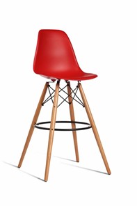 Барный стул DSL 110 Wood bar (красный) в Чите