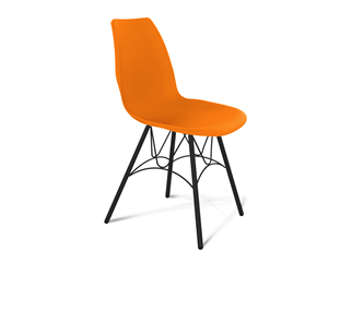 Кухонный стул SHT-ST29/S100 (оранжевый ral2003/черный муар) в Чите