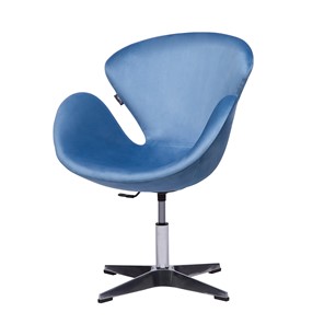 Компьютерное кресло Беннет-2, Микровелюр голубой в Чите