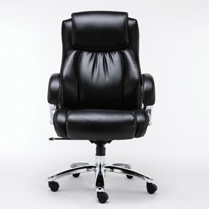 Кресло Brabix Premium Status HD-003 (рециклированная кожа, хром, черное) 531821 в Чите