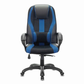 Компьютерное кресло Brabix Premium Rapid GM-102 (экокожа/ткань, черное/синее) 532106 в Чите