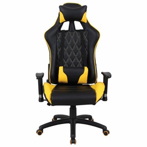 Офисное кресло Brabix GT Master GM-110 (две подушки, экокожа, черное/желтое) 531927 в Чите