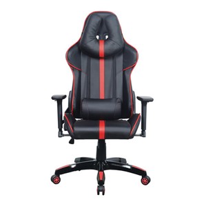 Кресло компьютерное Brabix GT Carbon GM-120 (две подушки, экокожа, черное/красное) 531931 в Чите