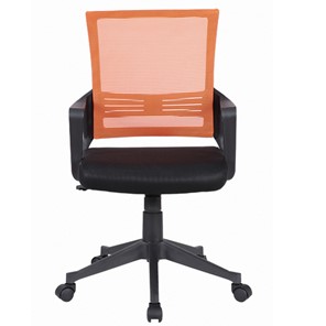 Офисное кресло Brabix Balance MG-320 (с подлокотниками, комбинированное черное/оранжевое) 531832 в Чите