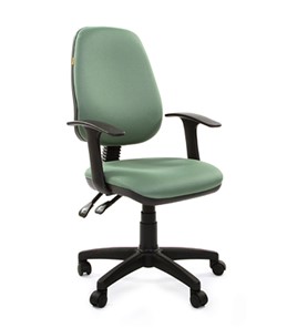 Кресло CHAIRMAN 661 Ткань стандарт 15-158 зеленая в Чите
