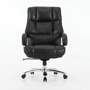 Компьютерное кресло Brabix Premium Bomer HD-007 (рециклированная кожа, хром, черное) 531939 в Чите