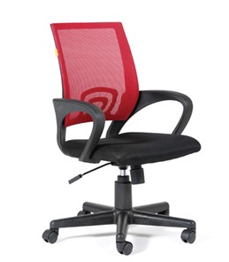 Компьютерное кресло CHAIRMAN 696 black Сетчатый акрил DW69 красный в Чите