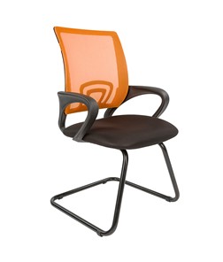 Кресло компьютерное CHAIRMAN 696V, цвет оранжевый в Чите