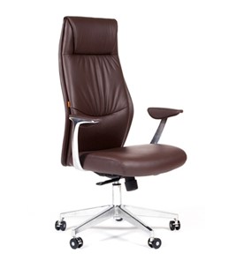 Офисное кресло CHAIRMAN Vista Экокожа премиум коричневая (vista) в Чите