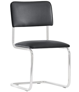 Офисный стул Sylwia chrome P100, кож/зам V4 в Чите