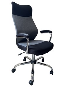 Кресло компьютерное C168 черный/серый в Чите