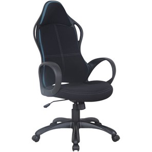 Компьютерное кресло Brabix Premium Force EX-516 (ткань, черное/вставки синие) 531572 в Чите