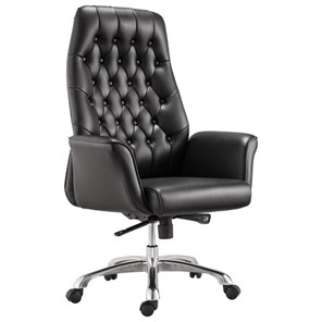 Офисное кресло BRABIX PREMIUM "Legacy EX-750", синхромеханизм, алюминий, экокожа, черное, 532492 в Чите