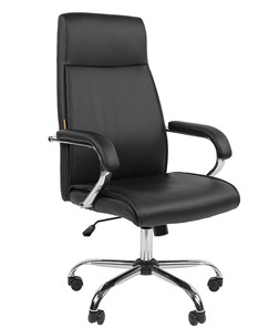 Офисное кресло CHAIRMAN 425 экокожа черная в Чите