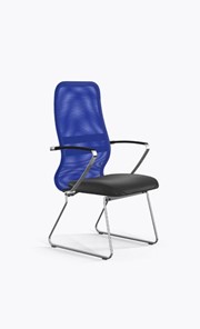 Офисное кресло Метта Ergolife Sit 8 B2-9K - X1+Extra (Синий-Черный) в Чите