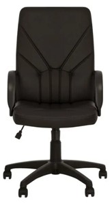 Компьютерное кресло MANAGER (PL64) экокожа ECO-30, черная в Чите