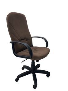 Кресло офисное Менеджер коричневый в Чите