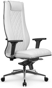 Кресло офисное МЕТТА L 1m 50M/2D Infinity Easy Clean мультиблок, нижняя часть 17839 белый в Чите