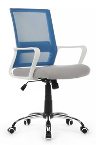 Кресло Riva RCH 1029MW, серый/синий в Чите