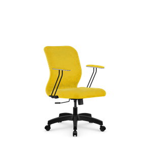 Кресло офисное SU-Mr-4/подл.079/осн.001 желтый в Чите