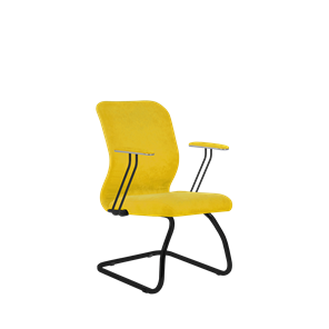 Кресло компьютерное SU-Mr-4/подл.079/осн.008 желтый в Чите